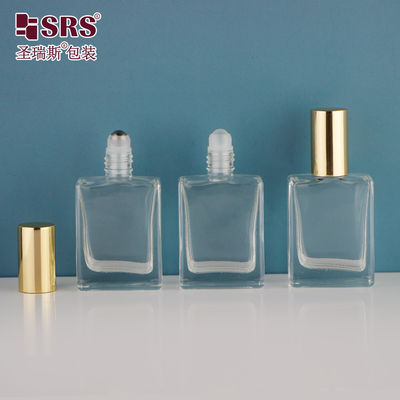 comprar Quadrado parede espessa óleo essencial de luxo vidro de amostragem em rolos 15 ml online manufacture