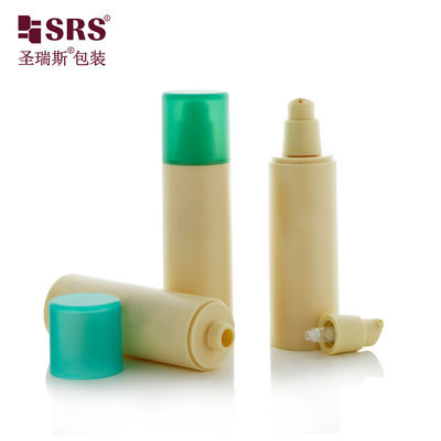 comprar Rotunda Personalização Cor PP Plástico PCR Reciclado Garrafa de luxo sem ar 100ml online manufacture