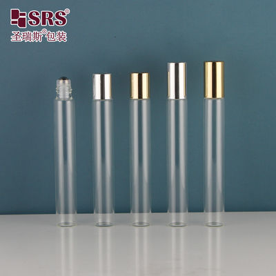 comprar 12 ml garrafas vazias de vidro transparente de perfume garrafas de óleo essencial bola de rolos online manufacture
