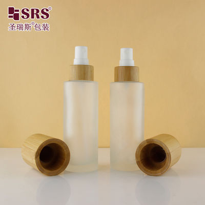 comprar Pulverizador Frio Vazio de Luxo Fogão Fina Ombro de Bambú 100 ml Garrafa de Fragrância Vidro online manufacture