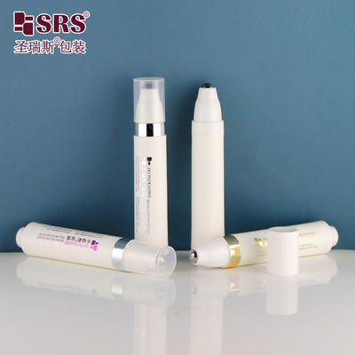 comprar 10 ml de PP PCR Material reciclado Plástico Personalização Estilo de Prensa Massagem Ocular sem ar Serum Ocular 1/3 oz Roll On Bottles online manufacture
