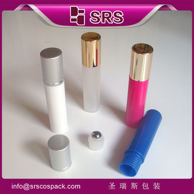 comprar SRS frasco vazio de plástico de 10 ml de esferas de rolos recicladas para soro ocular com tampa de parafuso de alumínio online manufacture
