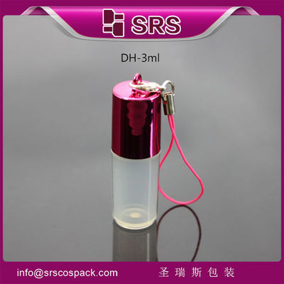 comprar SRS amostra livre 3 ml tampa metalizada com gancho para pequeno rolo de plástico em frasco de bolso online manufacture