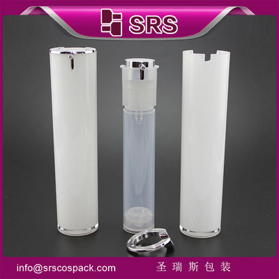 comprar frasco cosmético sem ar, elegante 15ml 30ml 50ml frasco de bomba de loção online manufacture