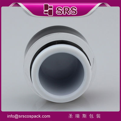 comprar China fornecer forma redonda preto J021 5g frasco de amostra cosmética online manufacture