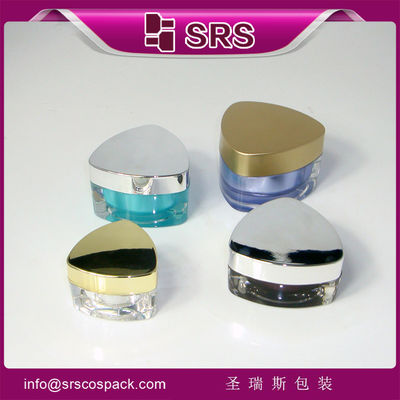 comprar Forma triangular novo estilo J080 10ml 15ml 30ml 50ml frasco de plástico transparente online manufacture