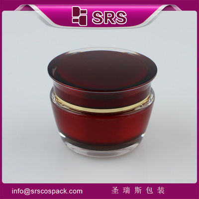 comprar SRS frasco de embalagem de plástico sem amostra de 50 ml reciclado para cuidados com a pele acrílico com tampa de parafuso online manufacture