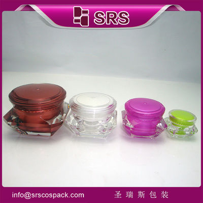comprar Embalagem Shengruisi J060-5ml 15ml 30ml 50ml frasco de plástico creme acrílico de diamante online manufacture
