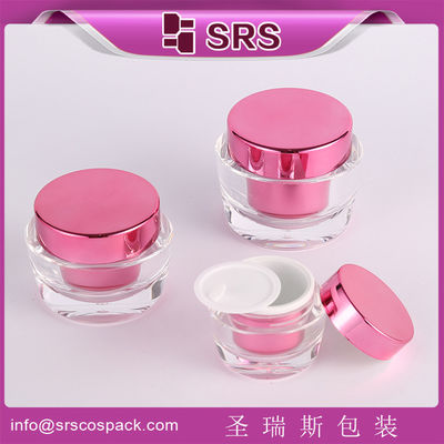 comprar Fornecedor de frascos cosméticos acrílicos para cuidados com a pele de 15 ml, 30 ml e 50 ml online manufacture