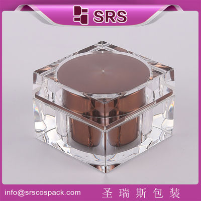 comprar fornecer creme de pele de forma quadrada transparente frasco de 50 ml online manufacture