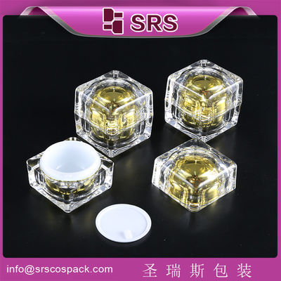 comprar China pintura de fabricação profissional forma quadrada clara frasco de creme online manufacture