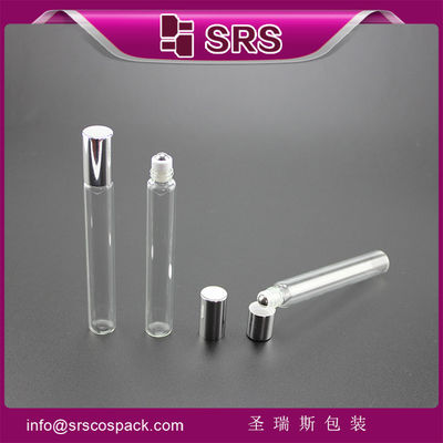comprar SRS frasco de 15 ml de vidro vazio para perfume com tampa brilhante de alumínio online manufacture