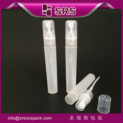 comprar China fornecer 8ml frasco de plástico branco spray para Parfume atomizer online manufacture
