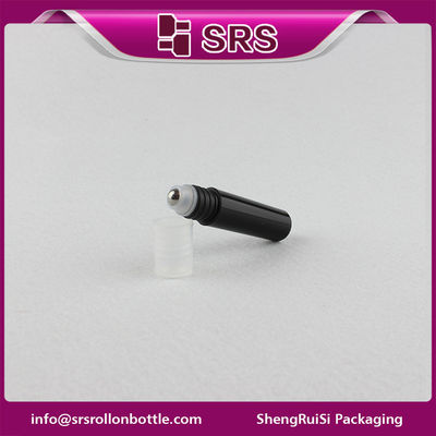 comprar Rolo de perfume preto de 5 ml em garrafa, rolo de óleo essencial de plástico em garrafa online manufacture