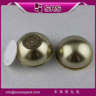 comprar recipiente de cuidados com a pele em forma de bola de ouro,J015-50g frascos cosméticos luxo online manufacture