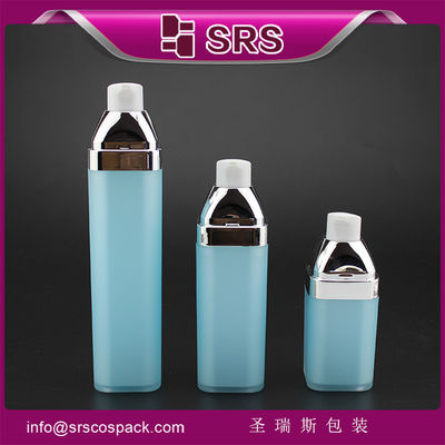 comprar Fabricante de garrafas de loção cosmética de forma quadrada sem ar online manufacture