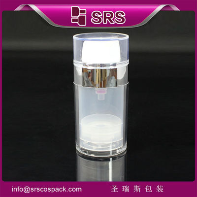 comprar A0212 frasco sem ar de 30 ml e 50 ml para creme cosmético, frasco de loção de bomba de abastecimento online manufacture