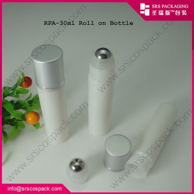 comprar RPA-30 ml rolo em frasco com bola de metal e tampa de alumínio, frasco de plástico de creme para cuidados com a pele online manufacture