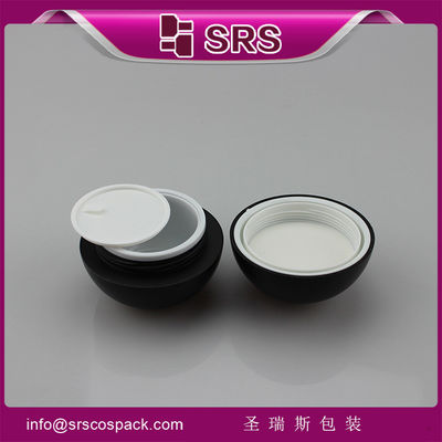 comprar 30g 50g frasco de creme acrílico preto fosco, frasco preto de alta qualidade online manufacture