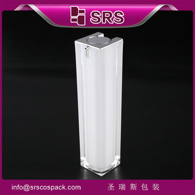 comprar Fabricante de embalagens cosméticas de forma quadrada 1 oz garrafa sem ar online manufacture