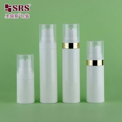 comprar 30 ml 50 ml Luxury Elegante PCR PP Material ecológico Pasta de dentes Garrafas de bomba sem ar Garrafa de 15 ml online manufacture