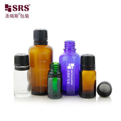 comprar 5ml 10ml 15ml 20ml 30ml 50ml 100ml Garrafas de Vidro Vazio Boston Com Garrafa Proof Child online manufacture