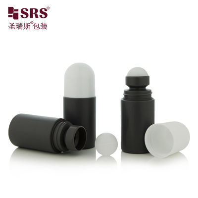 comprar 60 ml Embalagem Cosmética Vazia PP Sem Fugas Botella Redonda de Gel Desodorante Com Rolo Em Bola online manufacture