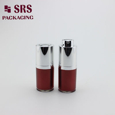 comprar Fabricante de garrafas sem ar A020 garrafa de 15 ml pintada de vermelho acrílico online manufacture