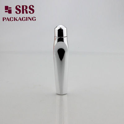 comprar Garrafas PETG metalizadas de prata personalizadas de 12 ml com bola de aço para creme de olhos online manufacture