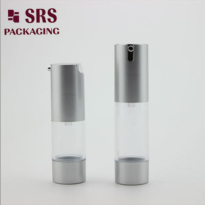 comprar TA021 15ML 30ML 50ML frasco de loção de plástico prateado mate online manufacture