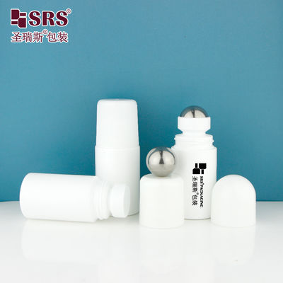 comprar RPPC-60ML Rondinho Branco Injeção Soprar Plástico PP PCR reciclado Eco-friendly Roll On Deodorant Gel Botulha aplicador online manufacture
