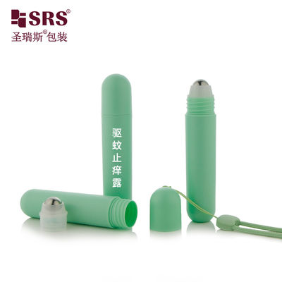 comprar RPPG 25ml Round PP PCR Eco Friendly Roll On Bottle Para antiperspirante embalagem de cuidados com a pele vazia Massagem com bola de aço online manufacture