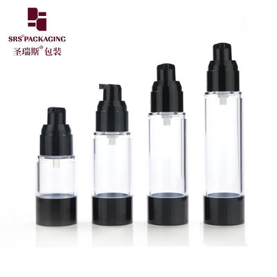 comprar Embalagem clássica de cosméticos 15ml 30ml 40ml 50ml 80ml 100ml 120ml AS garrafas de bomba de plástico sem ar online manufacture