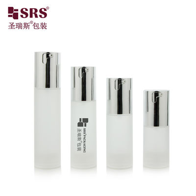 comprar TA023 20ml 30ml 40ml 50ml Gloss Matte In Mold Injection Clear Frosted PP PCR Airless Bottle For Foundation Cosmetic Packaging online manufacture