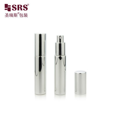 comprar BLPA 10ML Vidro Redondo Vazio e Brilhante de Prata Com Decoração Metalizada Botão de Bomba de Spray Para Fragrância online manufacture