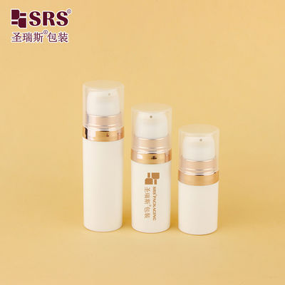 comprar A028 5ml 10ml 15ml 20ml Vazio PP redondo Material reciclado Bolso Gel facial bomba sem ar garrafa de amostra de injeção de cor de personalização online manufacture