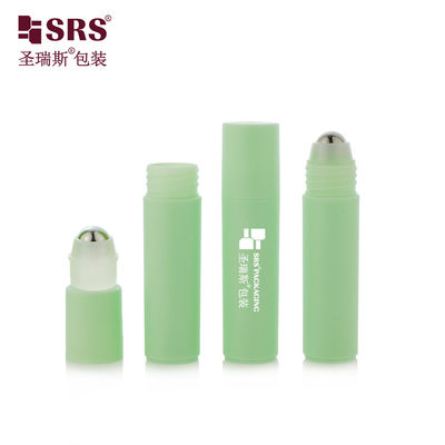 comprar RPPF 20 ml de plástico redondo congelado acabado PP PCR Injeção Custom Color Roll On Bottle With Steel Ball For Facial Lotion online manufacture