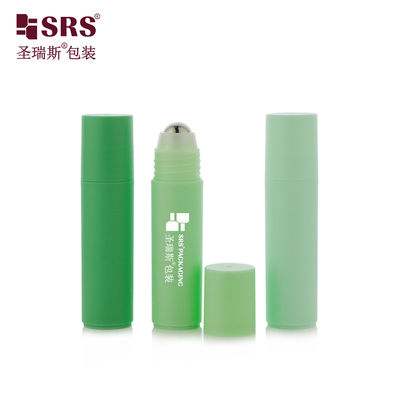 comprar RPPF 20ml Plano de Plástico Matte Superfície Finalizada PP PCR Injeção Custom Color Green Roll On Bottle For Antiperspirant Gel online manufacture