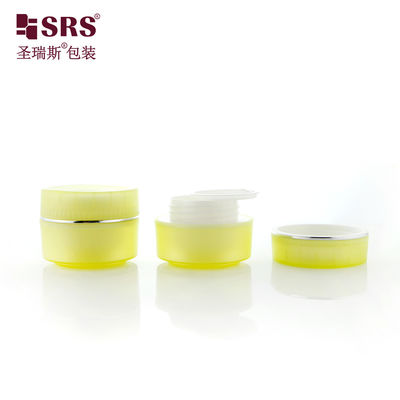 comprar SRSI 15g 30g 50g Matte Finished Plástico Semi-transparente Cor PP Gel Facial Creme para Olhos recipiente Cosmético Jar online manufacture