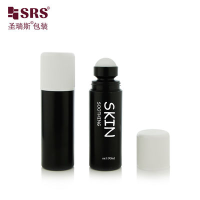comprar RPPD1-90ML Botão de plástico PP preto e mate com tampa à prova de crianças Parede dupla Sem vazamento Para gel antitranspirante online manufacture