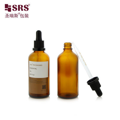 Comprar D012 Serum para Cabelos Essence Glass Dropper Bottle Round Shape 5ml 10ml 15ml 20ml 30ml 50ml 100ml Embalagem online manufacture