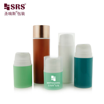 comprar PA609 Snap On Tipo de bomba PP PCR Material reciclado Loção sem ar garrafa de embalagem Personalização para limpeza de soro para cuidados com a pele online manufacture
