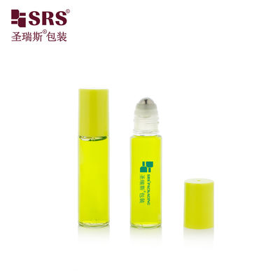 comprar PET-10ML PET de plástico superfície clara e brilhante em rolos na garrafa aplicador recipiente embalagem com massagem de bola de aço online manufacture