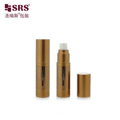 comprar Frasco de loção com bomba airless de plástico A022B 15ML 30ML 50ML para soro cosmético, tampa de alumínio, embalagem de luxo online manufacture