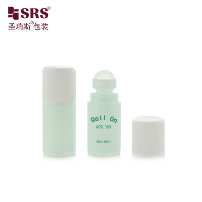 comprar RPPC1-60ML Frasco de desodorante roll-on em gel antiperspirante de PP verde em formato redondo, sem vazamento, com tampa resistente a crianças CRC online manufacture