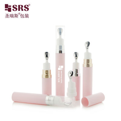 comprar A0035 7.5ml 10ml 15ml Luxuosa garrafa de bomba sem ar com aplicador de metal de liga de zinco de estilo de imprensa online manufacture