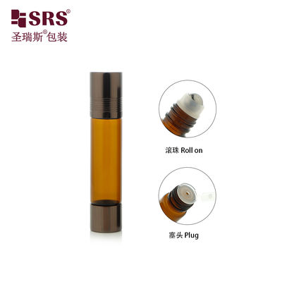 comprar SGP1 Garrafa de vidro de âmbar com rolha de bola inserção de plugue para óleo essencial sem vazamento online manufacture