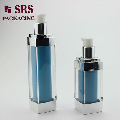 comprar Embalagem Shengruisi L052-30ml 50ml 80ml 120ml frasco de loção cosmética acrílica quadrada online manufacture