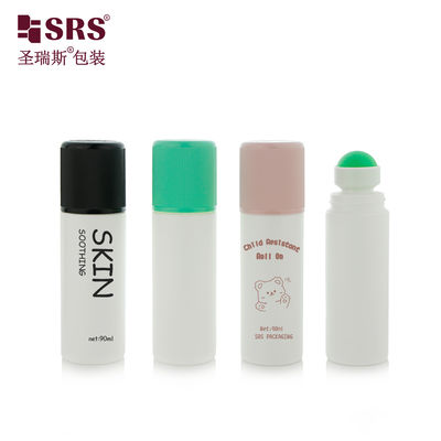 comprar RPPD1-90ML New Color Plastic PP PCR Roll On Deodorant Gel Bottles With Child Proof Cap online manufacture