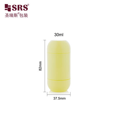 comprar D054 30 ml recipiente de bastão de desodorante em PP vazio e bonito fundo redondo embalagem superior embalagem inferior online manufacture